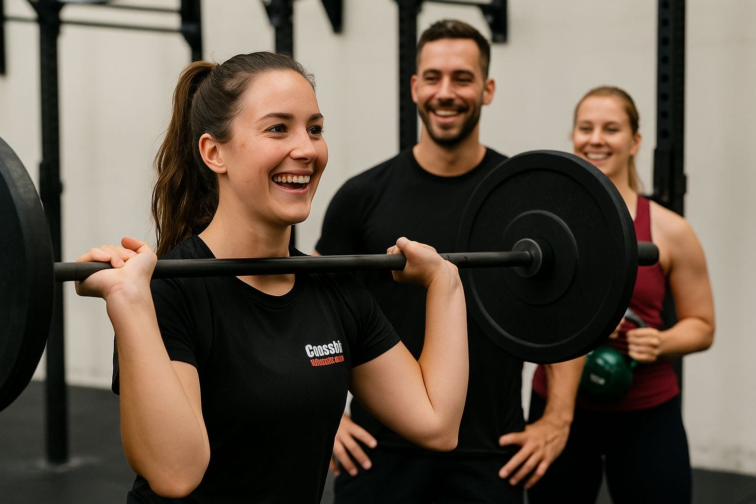 Gym met een stok achter de deur