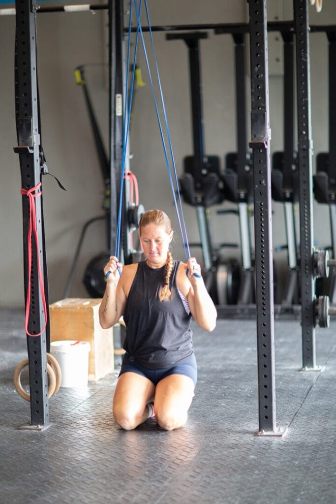 realistisch voor en na resultaat training