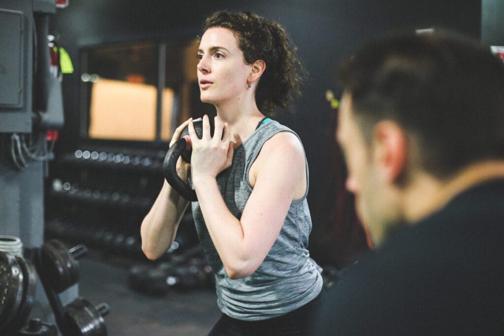 personal training coaching gesprek over doelen