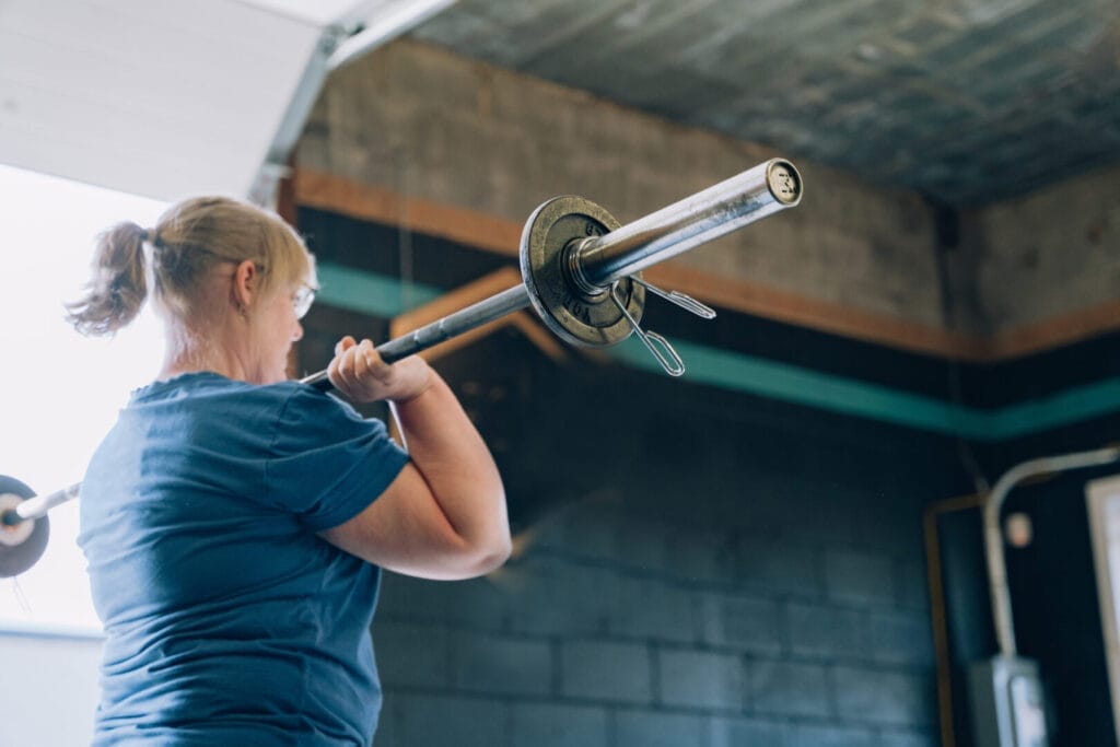 Ademhaling en focus tijdens zware workout