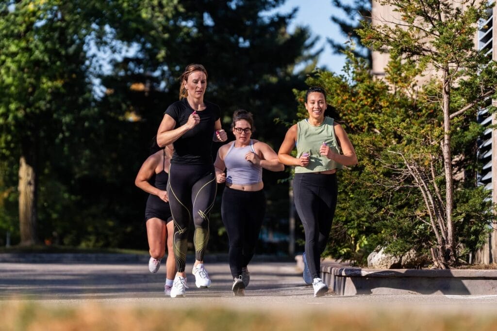 trainen tijdens vakantie buiten bewegen