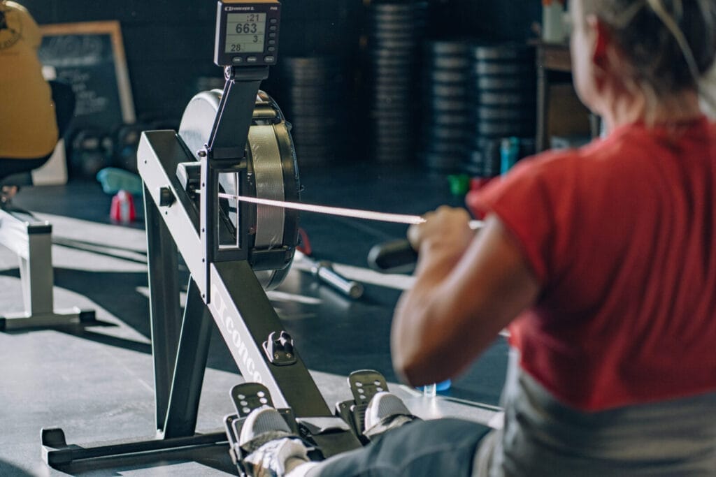 zone 2 cardio – steady rowing met lage hartslag en gecontroleerde ademhaling